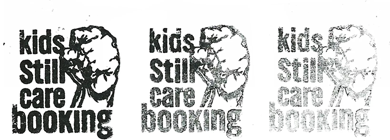 Kids Still Care Logo 3x gestempelt