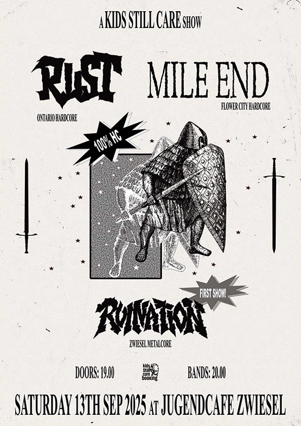 Rust, Mile End, Ruination im Jugendcafe Kaff Zwiesel